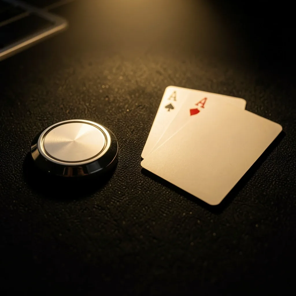 Spelsituatie aan de pokertafel tijdens een toernooiavond